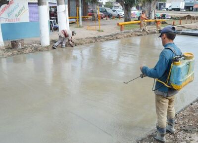 José C. Paz: se realizó una nueva pavimentación de hormigón