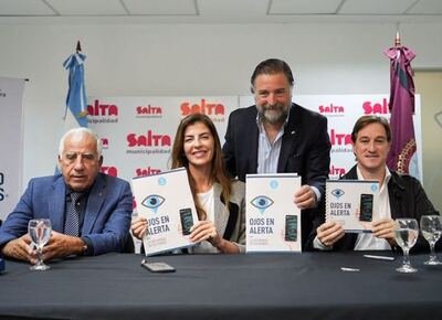 El intendente de San Miguel llevó "Ojos en Alerta" a Salta