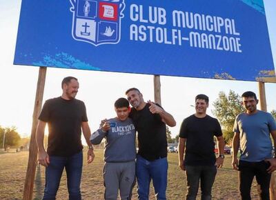 Pilar: comenzó la construcción del Club Municipal Astolfi Manzone