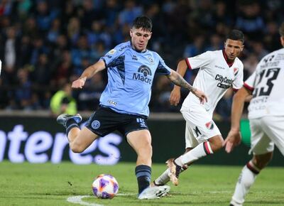 Belgrano se hizo fuerte ante Newell's y se metió de lleno en la pelea
