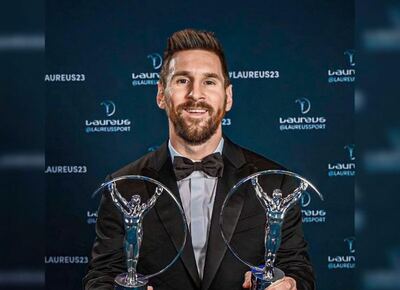 Messi ganó el Laureus al Mejor Deportista de 2022 y se acordó de Barcelona