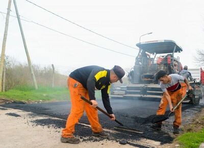 José C. Paz: avanza la pavimentación en las calles de la ciudad