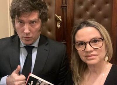 Milei bendijo la fórmula de Píparo con Oneto en la provincia