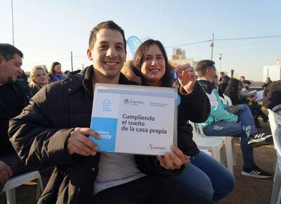 Merlo: Más familias accedieron a tener su casa propia