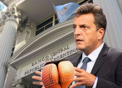 Con el culo en las manos: las reservas netas del Banco Central, negativas en USD 10.000 millones