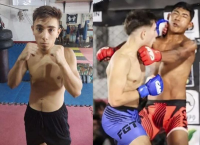 Ezequiel "Chaskyboom" Corvella, el luchador de Villa Elvira que viajará a Perú para pelear en la UFC
