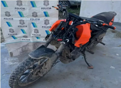 Robó una moto y lo detuvieron por hacer maniobras imprudentes en Melchor Romero