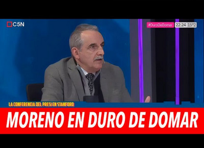 Guillermo Moreno: "Milei quiere achicar la universidad pública para formar pensadores anarco capitalistas"
