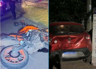 Dos motociclistas fueron detenidos en La Plata tras una persecución policial