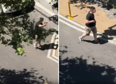 La Plata, la selva que cada día empeora más: Un hombre armado salió a la calle con un arma y apunto a todos en Plaza Moreno