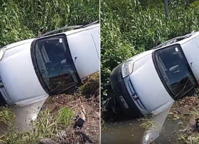 Vecinos de Los Hornos reclaman un semáforo urgente tras vuelco de una Camioneta