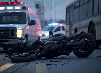 Los Hornos: un motociclista perdió la vida al chocar contra un micro en una esquina en la que habían pedido un semáforo