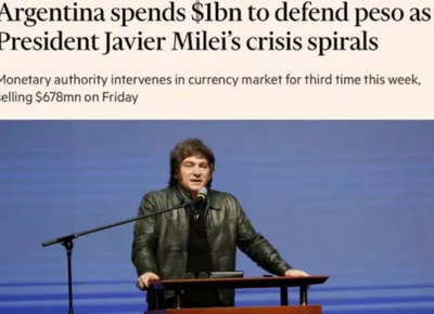 Inexpertos y timberos: el Financial Times destrozó el plan del Gobierno y advirtió que solo logra profundizar la crisis
