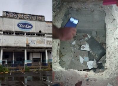 Dos jóvenes exploraban un edificio abandonado, grababan contenido para redes, se cayeron al vacío y quedaron heridos