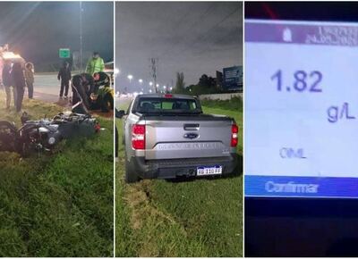 Manejaba alcoholizado, atropelló a un policía durante un control en la Autopista Buenos Aires - La Plata y terminó imputado