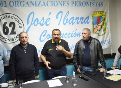 Ledesma acompañó el acto de normalización de Las 62 Organizaciones Peronistas de Esteban Echeverría, Ezeiza y Cañuelas