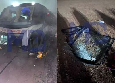 Un micro que viajaba a La Plata despistó en medio de la niebla: rescataron al chofer y hubo varios heridos