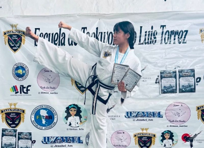 Con apenas 15 años, Simona Trejo ya deja en alto el nombre de La Plata y de Argentina en el taekwondo