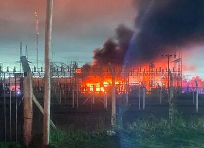 Incendio en una subestación provocó un masivo apagón en La Plata
