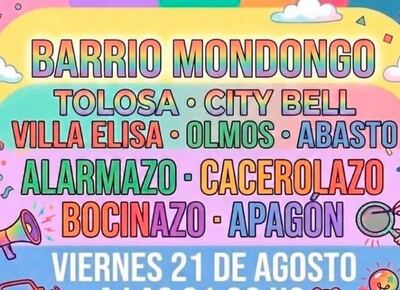 Cacerolazo, bocinazo y apagón: vecinos de El Mondongo protestarán este viernes por la inseguridad