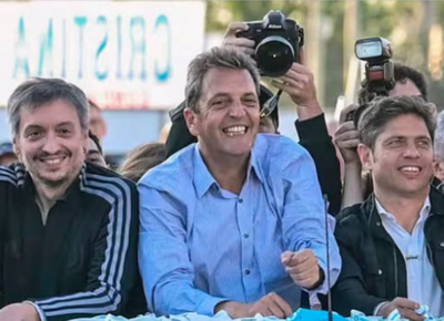 Kicillof, Máximo Kirchner y Massa se reunieron para definir una postura común sobre las PASO