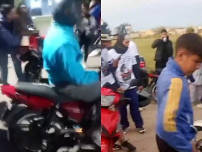 Despidieron al repartidor que murió tras ser arrollado por el Tren Roca con una multitud de motos