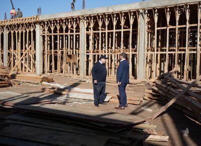 José C. Paz: Mario Ishii recorrió la obra de la Facultad de Ciencias y Tecnología