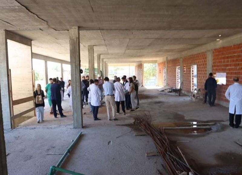 San Miguel: avanzan las obras en el Hospital Larcade