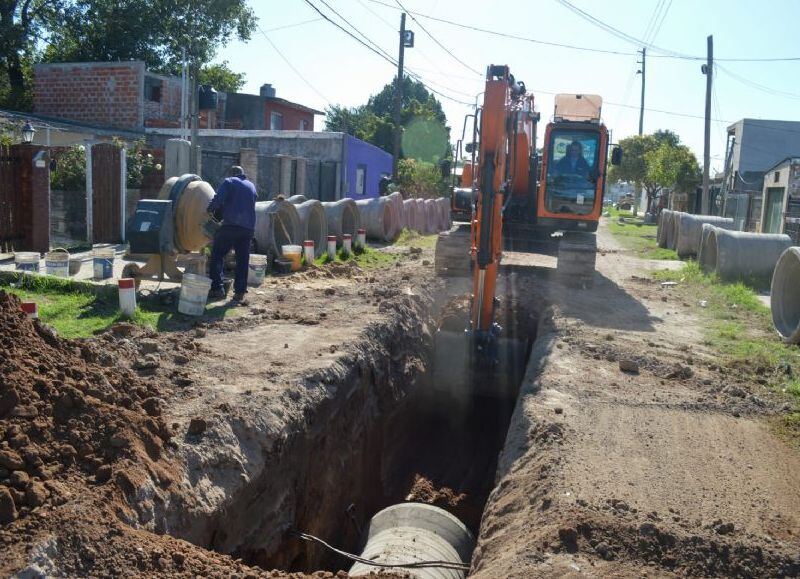 José C. Paz: obra hidráulica para la calle Rossevelt