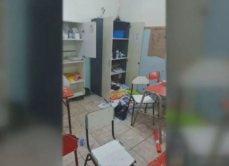 Mariel Fernández no comprende lo que pasa: en Moreno volvieron a robar en una escuela