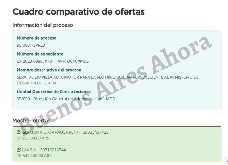 Victoria Tolosa Paz derrocha más de 18 millones de pesos en lavar los autos del Ministerio de Desarrollo Social