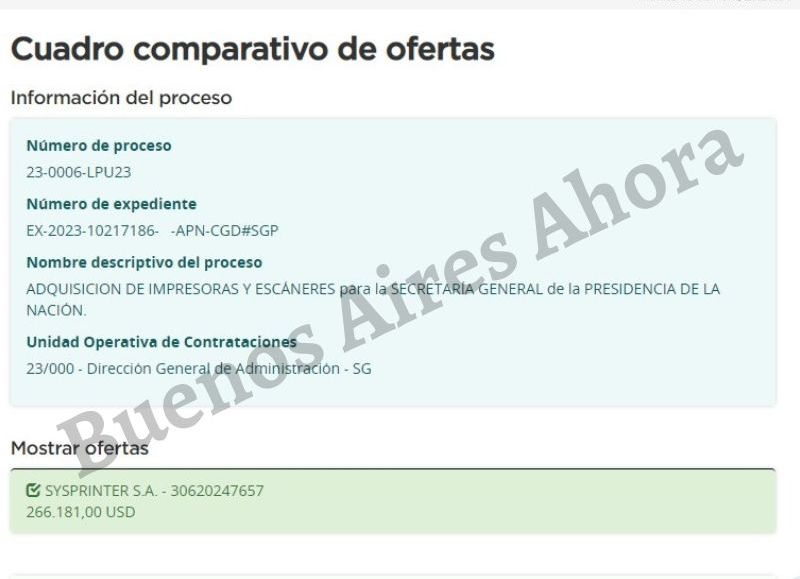 Mientras la mitad de los argentinos pasan hambre, Alberto Fernández gastará 260 mil dólares en impresoras