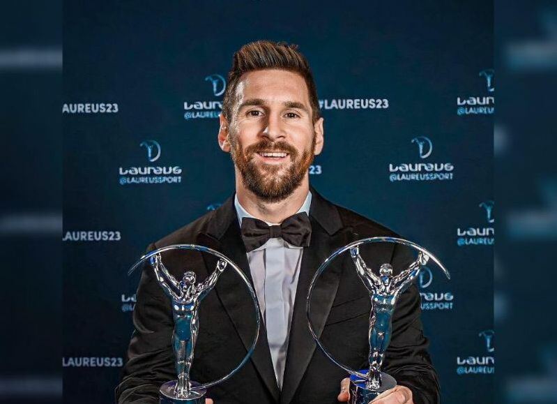 Messi ganó el Laureus al Mejor Deportista de 2022 y se acordó de Barcelona