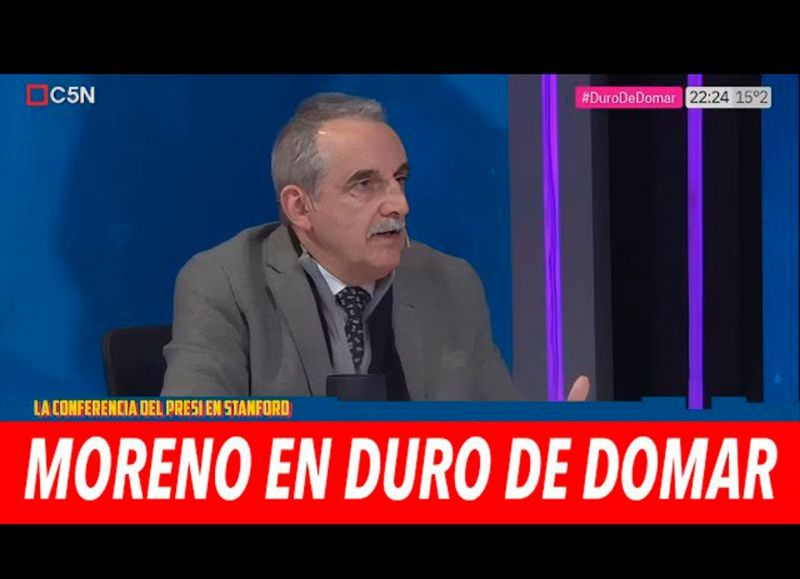 Guillermo Moreno: "Milei quiere achicar la universidad pública para formar pensadores anarco capitalistas"