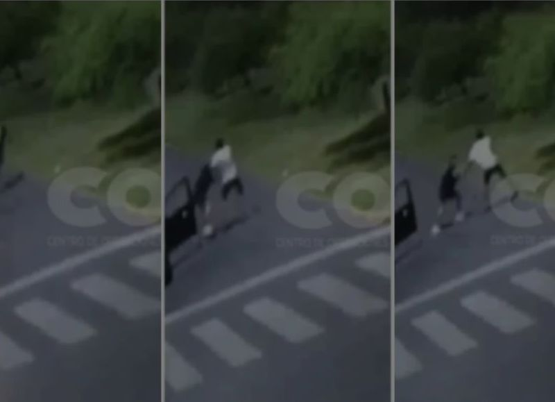 VIDEO | Peleador de MMA a las piñas con dos ladrones para evitar el robo de su auto en La Plata