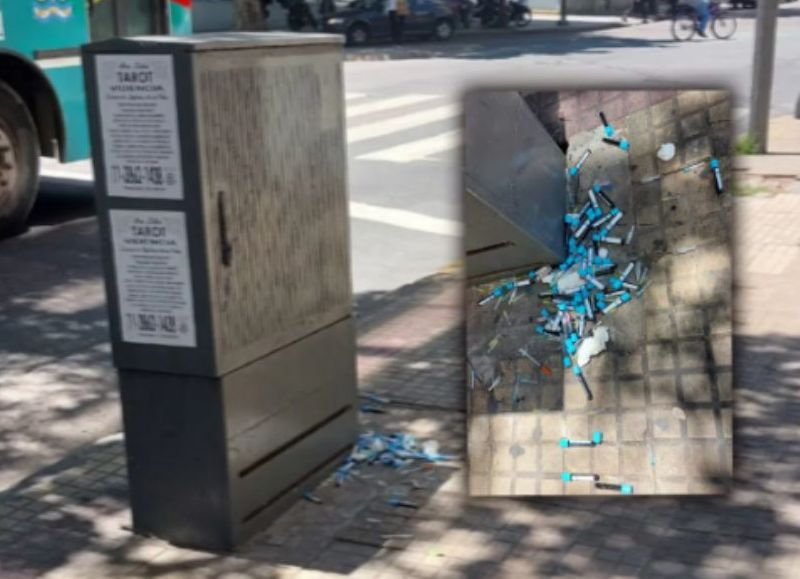 Preocupación en La Plata por residuos patogénicos en pleno centro