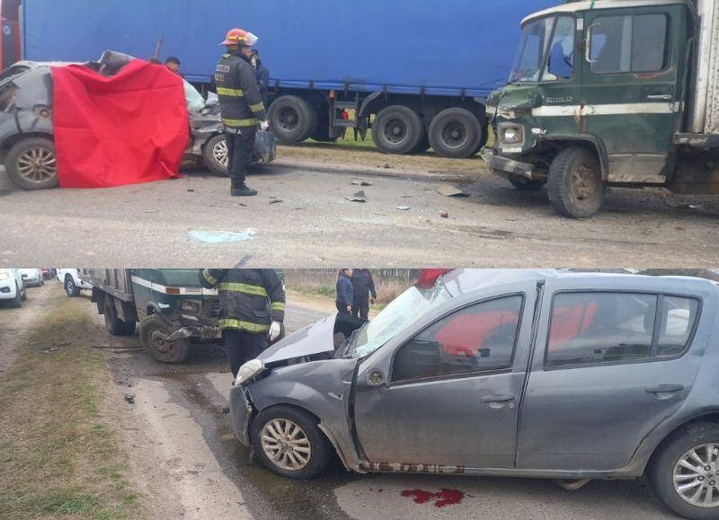 Lisandro Olmos: en un choque frontal entre un camión y un auto murió un joven de 25 años