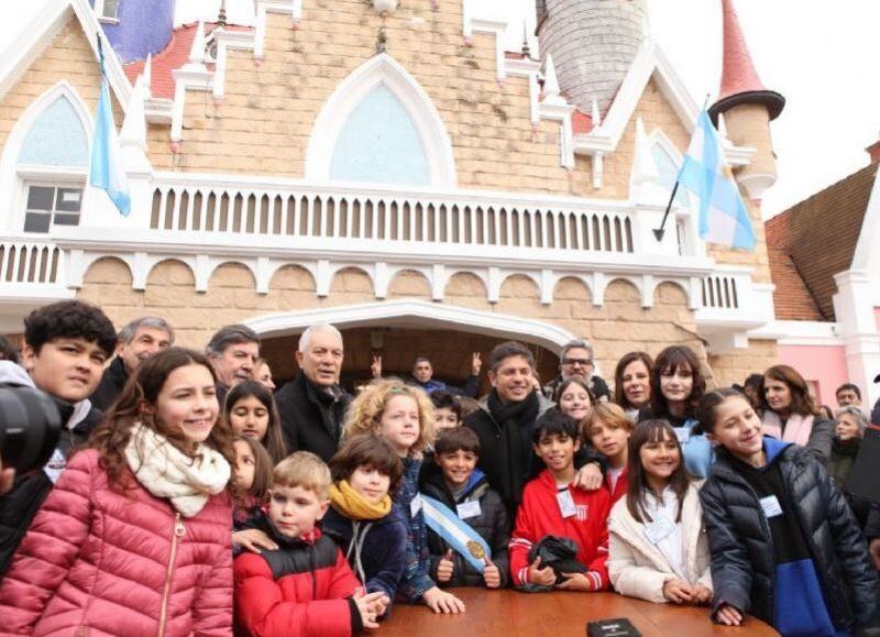 Alak y Kicillof inauguraron la primera etapa de la puesta en valor de la República de los Niños