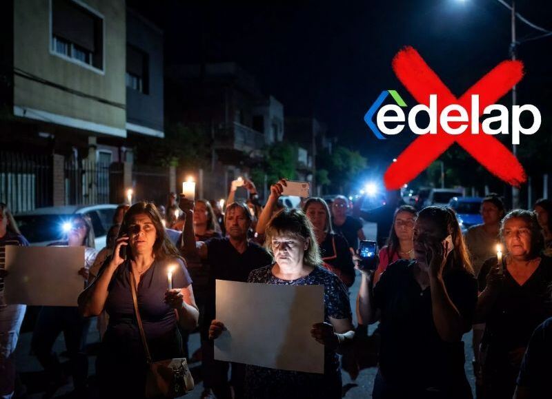 Sigue el calvario por los cortes de luz en La Plata: vecinos llevan más de 12 horas sin servicio y denuncian que Edelap no les responde