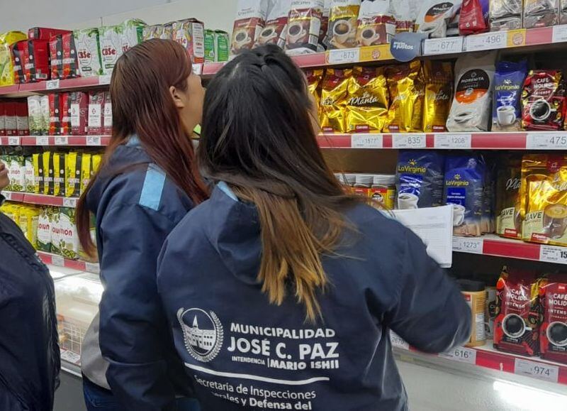 José C. Paz: fiscalizaron los precios cuidados de los supermercados de la ciudad