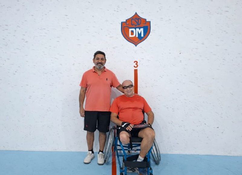 La Plata juega inclusivo: Nazareno Roldán y el desafío de la pelota paleta adaptada en la ciudad